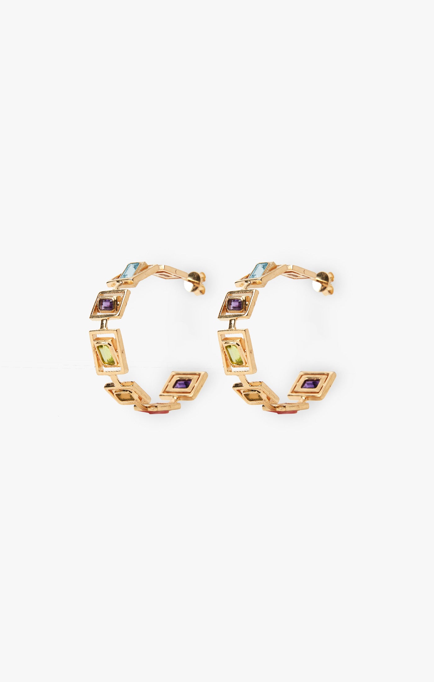 PIVOTING GEM EARRING 029